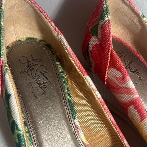 Life Stride soft system 8.5 wedges canvas - Picture 4 of 7